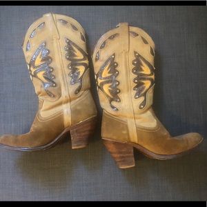 Miss Capezio Butterfly Cowboy Boots